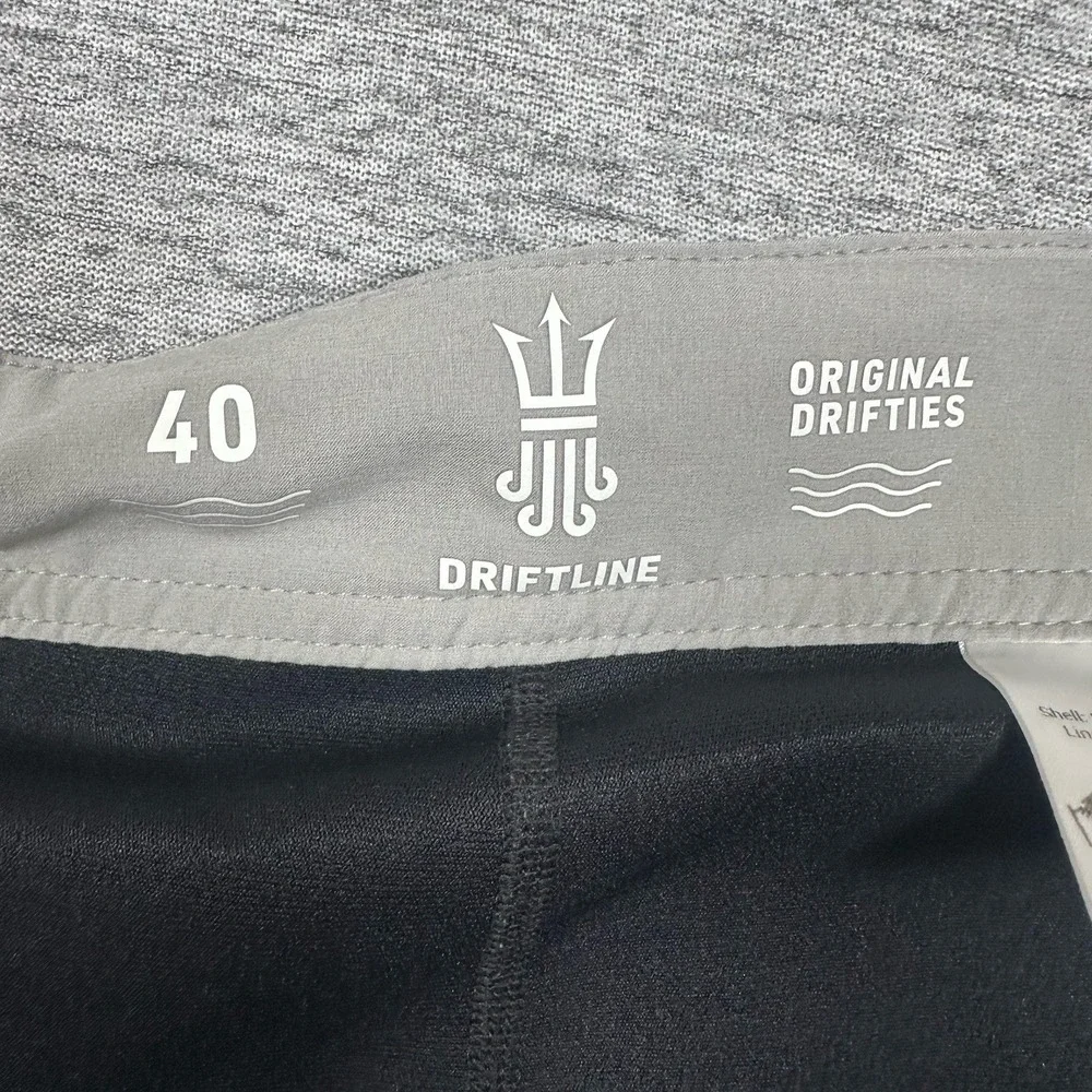 Driftline Original Drifties Board Shorts Mens 40 Gray Neoprene Lined Surf